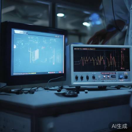 电视示波器依次开启，初显无信号