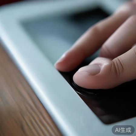 指纹识别，轻触即可。