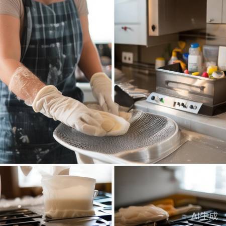 “油烟机清洗工具准备，切断电源