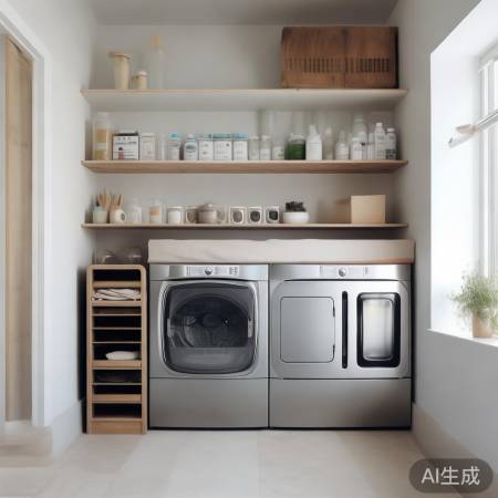洗衣机烘干机,家居收纳神器