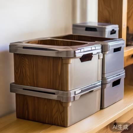 收纳箱选材:木质质感、塑料实惠