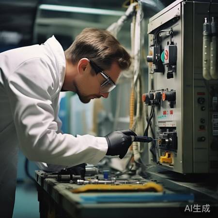 拆卸温控器，小心螺丝刀操作