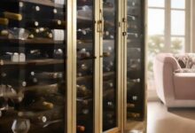 红酒柜定制：尺寸标准图揭秘，打造完美家居空间