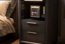 小尺寸床头柜保险柜推荐：适合小款卧室的存储神器