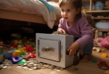 儿童专用小型保险柜：存钱更安全的小助手