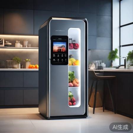 智能小冰箱，远程控温保鲜佳。