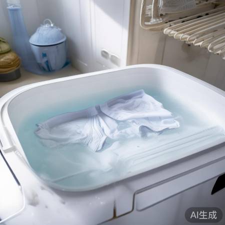 衣物消毒液浸泡消毒,注意皮肤刺