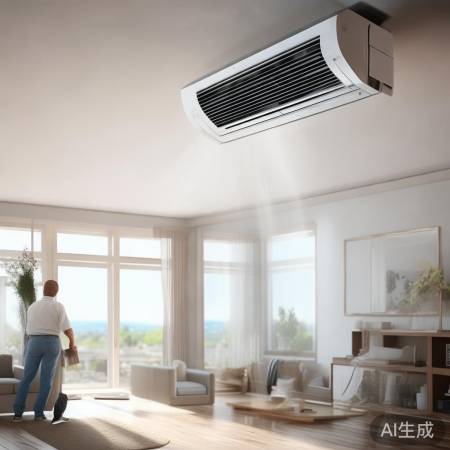 中央空调安装：中央位置，专业师