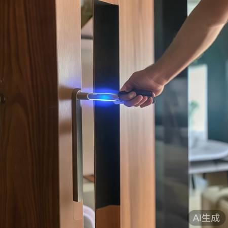 “一触即开，便捷锁具”