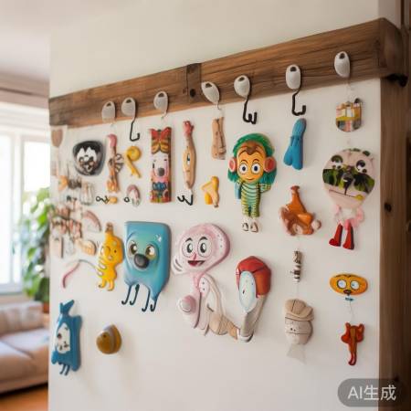 创意挂钩，趣味收纳新选择