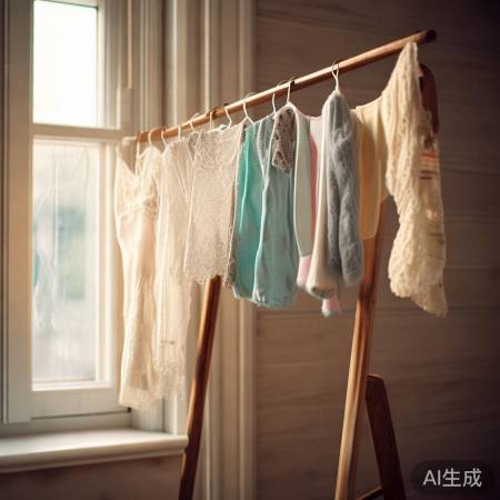 门边衣架，晾衣省空间