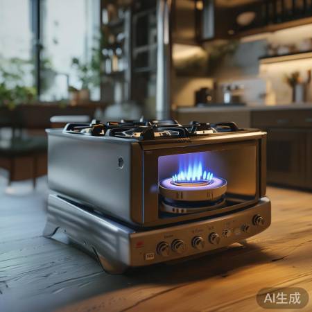 燃气灶燃气罐一体机，省空间美观