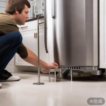 海尔冰箱地脚螺丝底部寻