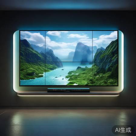 节能环保3D电视墙,绿色生活新