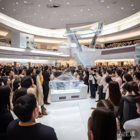 集成灶品牌借明星助力，购物中心