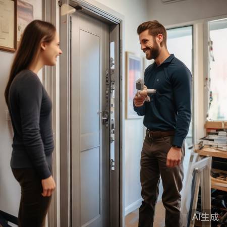 盼盼防盗门,售后无忧服务!