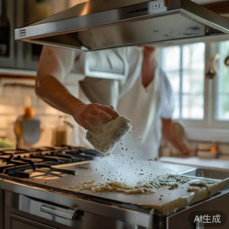 抽油烟机每月必洗，护健康防油烟