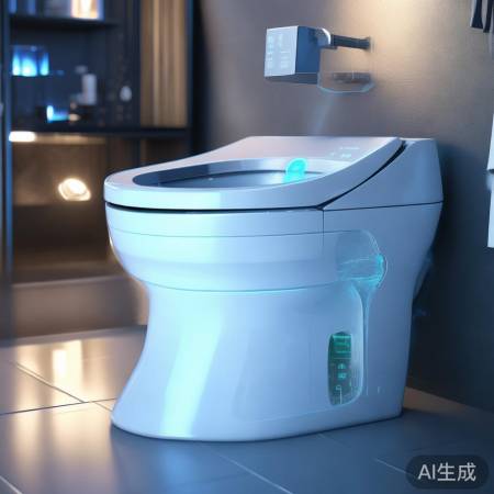 智能马桶,语音控制,便捷生活。