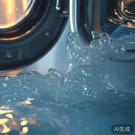 洗衣机满水,预示生活整理与变革
