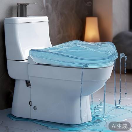 智能马桶硅胶盖，防溅更舒适