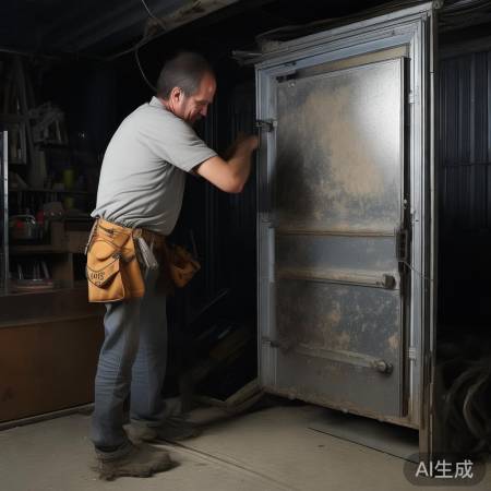 调整防盗门铰链，简单实用解决门