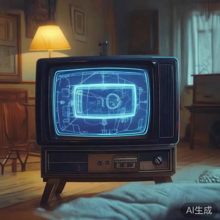 免费襄阳老式黑白电视图纸分享