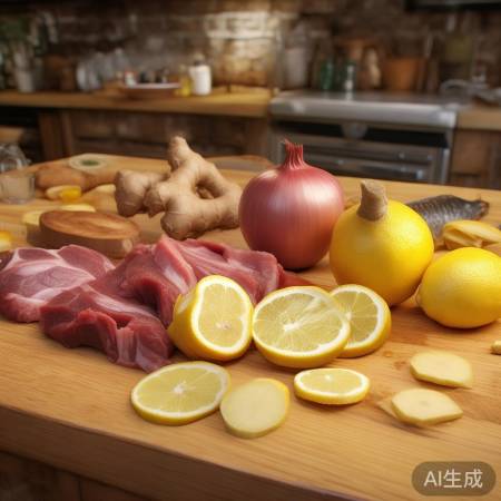 肉类存放妙招,柠檬洋葱姜,美味