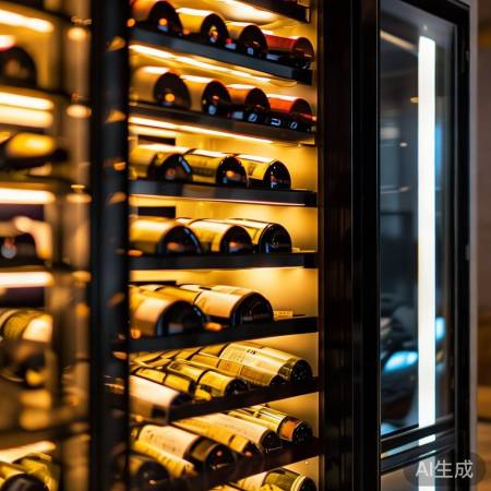 酒柜暖光，美酒诱人，身心放松。