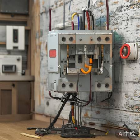 热水器自动停火，检查电路故障。