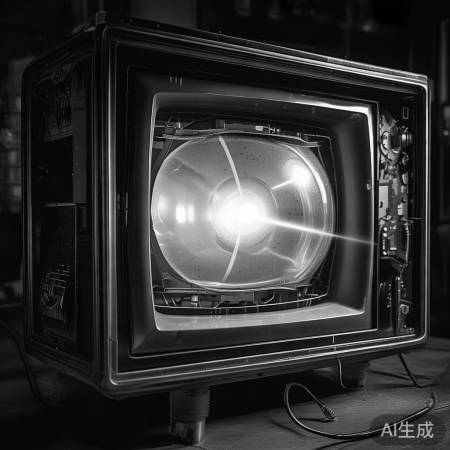 显像管：黑白电视的心脏，显影成