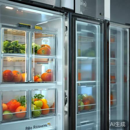 容声冰箱分区合理，食材摆放便捷