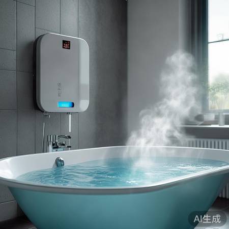 壁挂炉供水温差5-10℃，洗澡