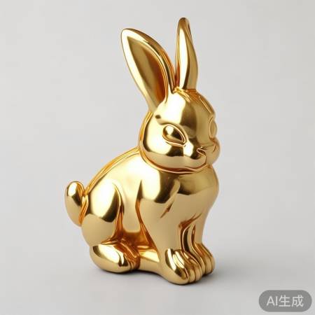 环保石塑兔，时尚家居必备