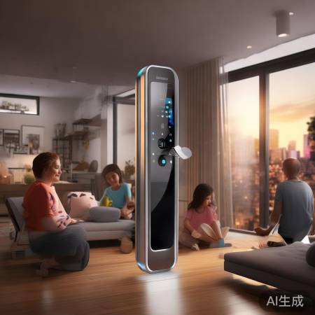 “王力指纹锁106，安全便捷智