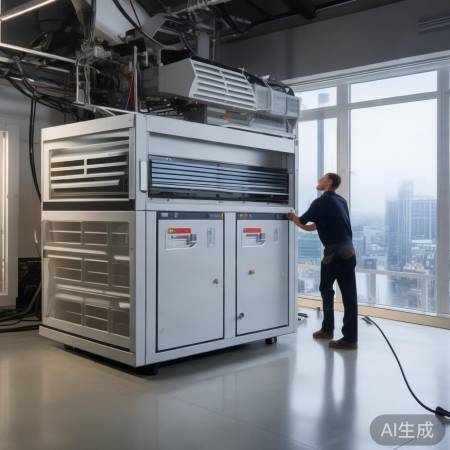 调试完成，中央空调机正常运转！