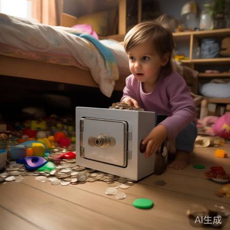 孩子专用保险柜，守护宝贝零花钱