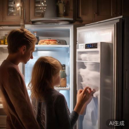 冰箱结冰，检查设置调整
