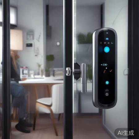 智能锁A6，人脸识别，开锁科幻