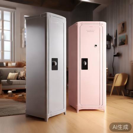 灰色粉色保险柜罩，搭配技巧显品