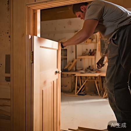 安装门扇步骤展示