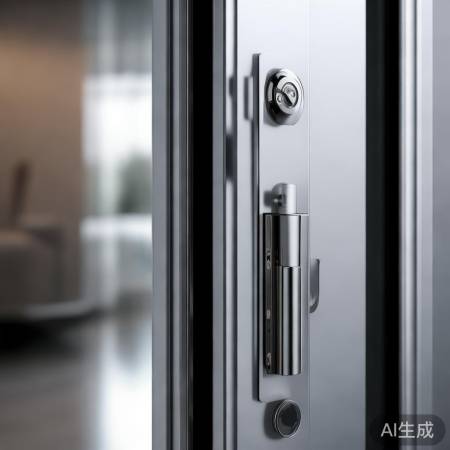 门扇材质厚12mm，防盗锁更安