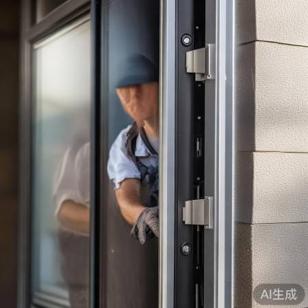 安装铝合金门，安全保养细。