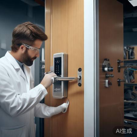 安装门锁步骤六