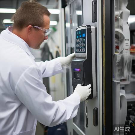 选择锁具，按说明安装