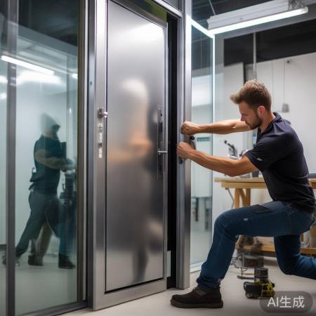 学会安装,铝门安全美