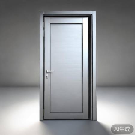 “铝合金门，抗冲击强，厚实可靠