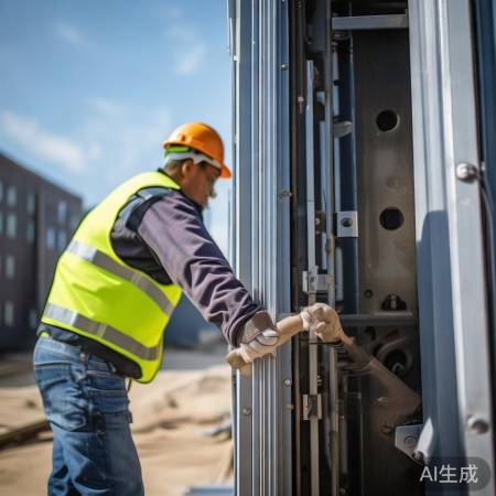 清理门洞，安装防盗门