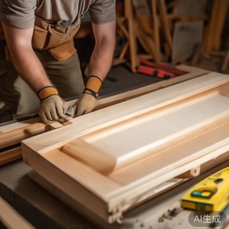 门扇安装，勿拧太紧