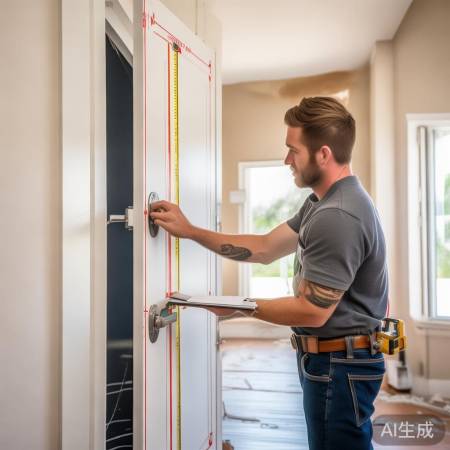 测量门洞尺寸,避免安装问题