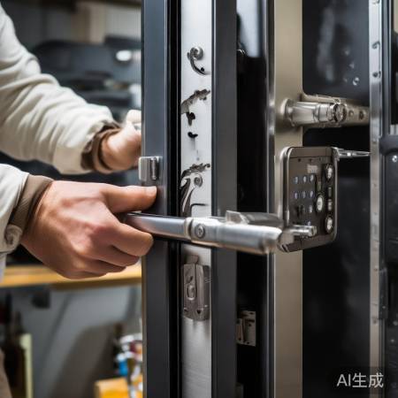 安装门锁,确保顺畅